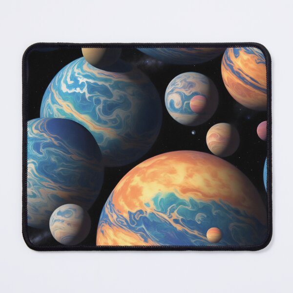 Item preview, Artistic Planets pattern designed and sold by NavyPanda.