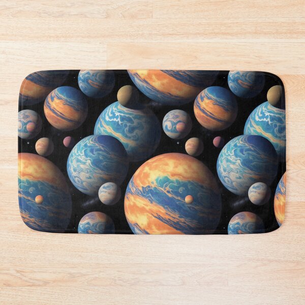 Item preview, Artistic Planets pattern designed and sold by NavyPanda.