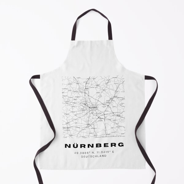 Artikelvorschau, Koordinaten Nürnberg (Nürnberg) – Sleek Map Art entworfen und verkauft von RM-Journey.