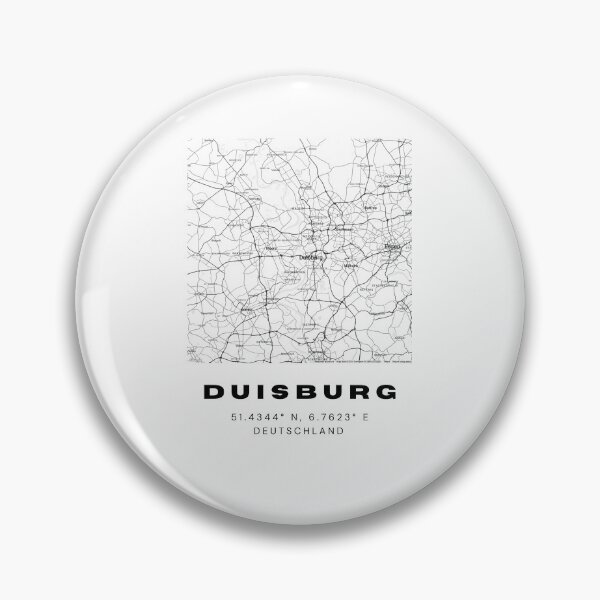 Item preview, Duisburg Coordinates - Elegant Map Print designed and sold by RM-Journey.