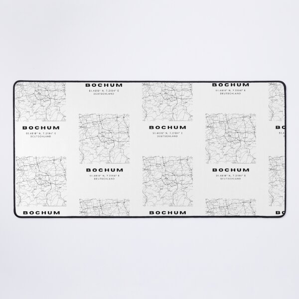 Item preview, Bochum Coordinates - Contemporary Map Design designed and sold by RM-Journey.