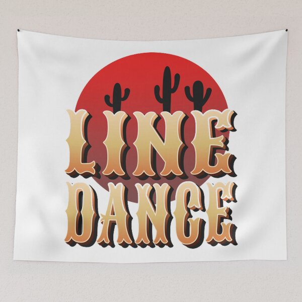 Item preview, Linedance Western Dance Illustration designed and sold by samuelBetrand.