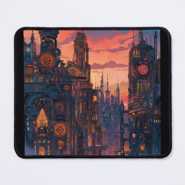 Item preview, Steampunk Cityscape designed and sold by jo3yk.
