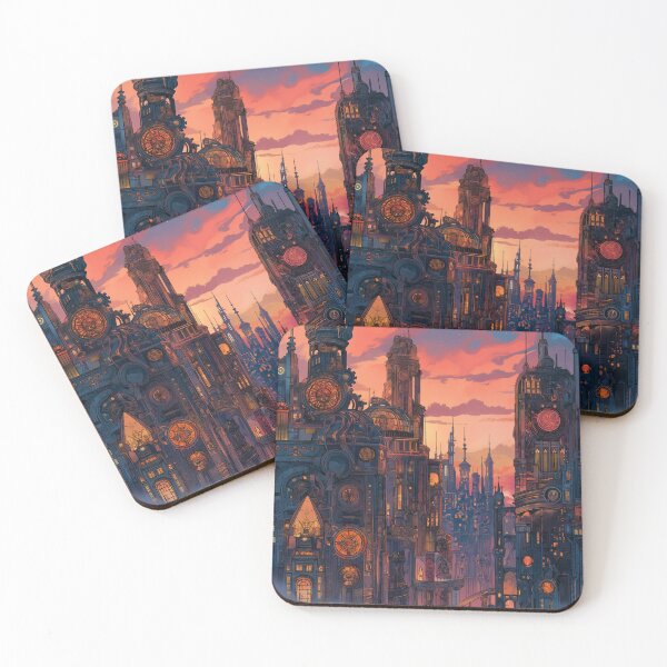 Item preview, Steampunk Cityscape designed and sold by jo3yk.