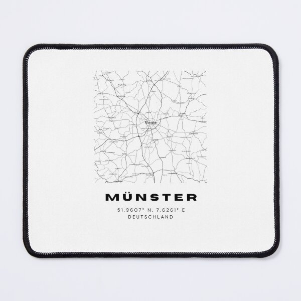 Item preview, Münster Coordinates - Elegant Map Design designed and sold by RM-Journey.