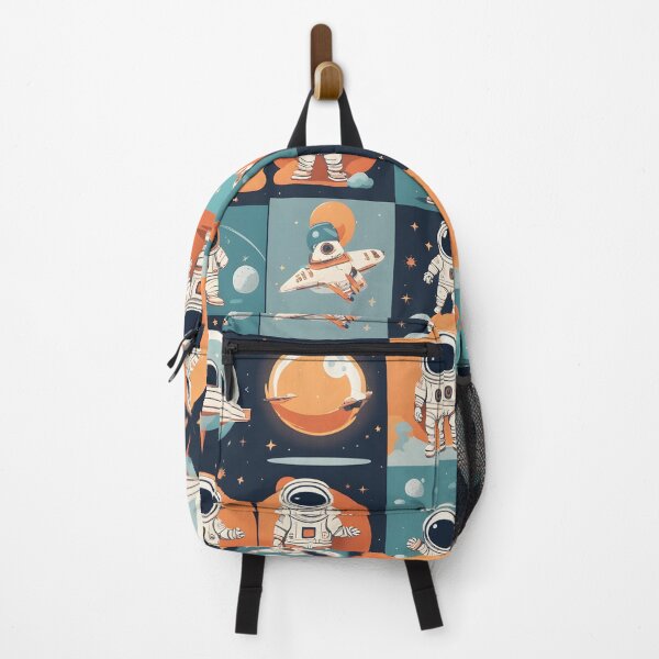 Item preview, Astronauts and spaceship pattern designed and sold by Working-Woman.