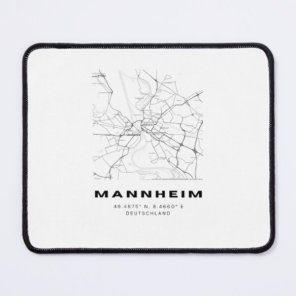 Item preview, Mannheim Coordinates - Simple Map Art designed and sold by RM-Journey.