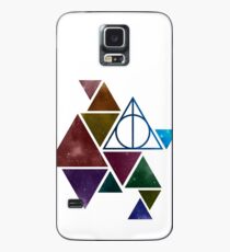Galaxy Hallows - triangles with symbol (colored galaxy) - wand, cloack, stone Case/Skin for Samsung Galaxy