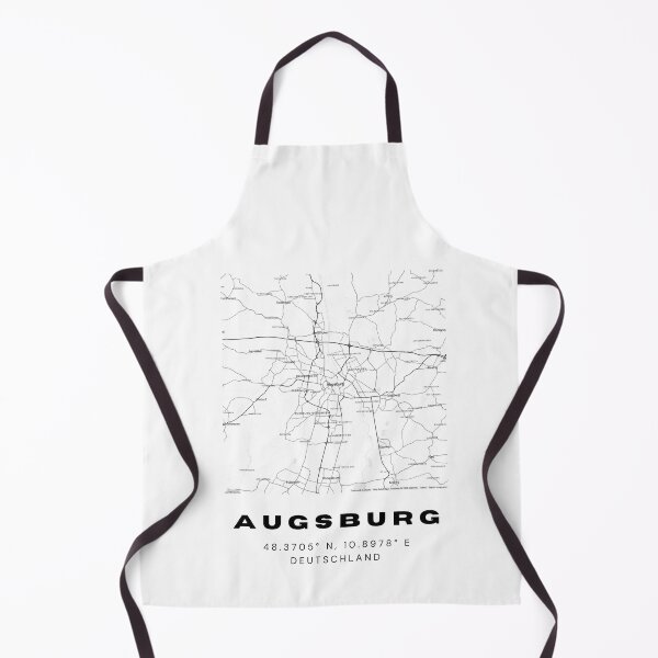 Artikelvorschau, Augsburger Koordinaten - Moderne Karte entworfen und verkauft von RM-Journey.