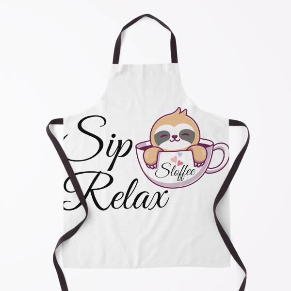 Item preview, Sip, Relax, and Enjoy Sloffee - Cute Sloth in a Coffee Cup Design designed and sold by Hill Strom.