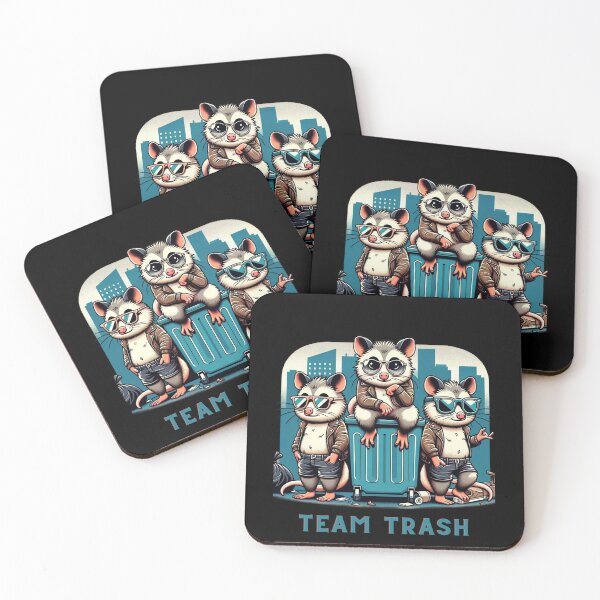Item preview, Urban Possum Gang | Cool & Edgy Nightlife Art designed and sold by BlueGoldArt.