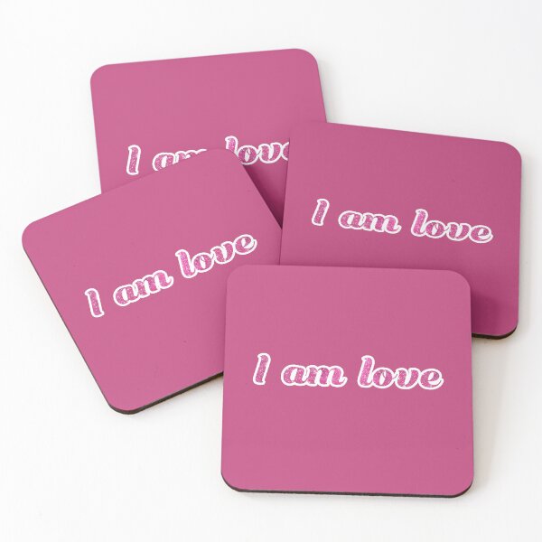 Item preview, I am love / Motivational positive quotes / Inspirational words designed and sold by EglesCreations.