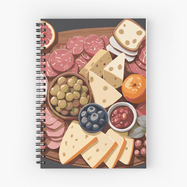 Item preview, Charcuterie Board with Meat, Cheese, Fruits, and Spreads designed and sold by Sarcastic Narwhal.