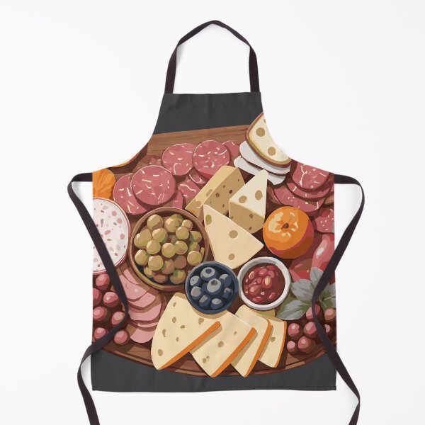 Item preview, Charcuterie Board with Meat, Cheese, Fruits, and Spreads designed and sold by Sarcastic Narwhal.