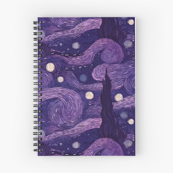 Item preview, Purple Starry Night designed and sold by WhimsyInkings.