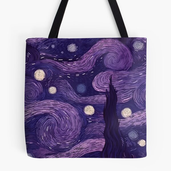 Item preview, Purple Starry Night designed and sold by WhimsyInkings.