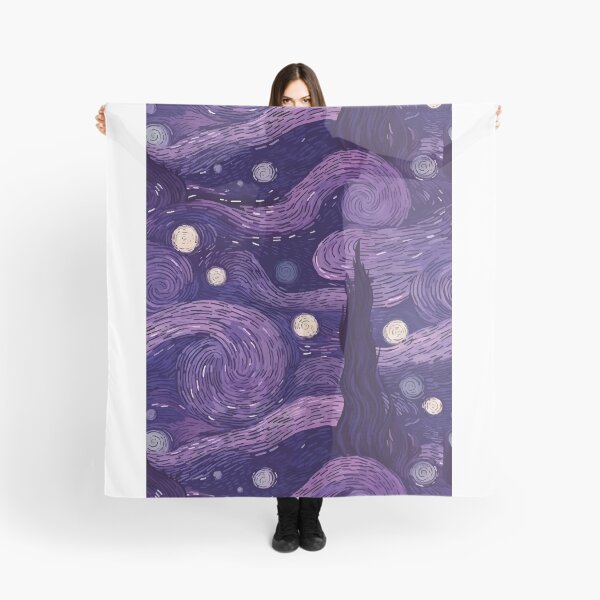 Item preview, Purple Starry Night designed and sold by WhimsyInkings.
