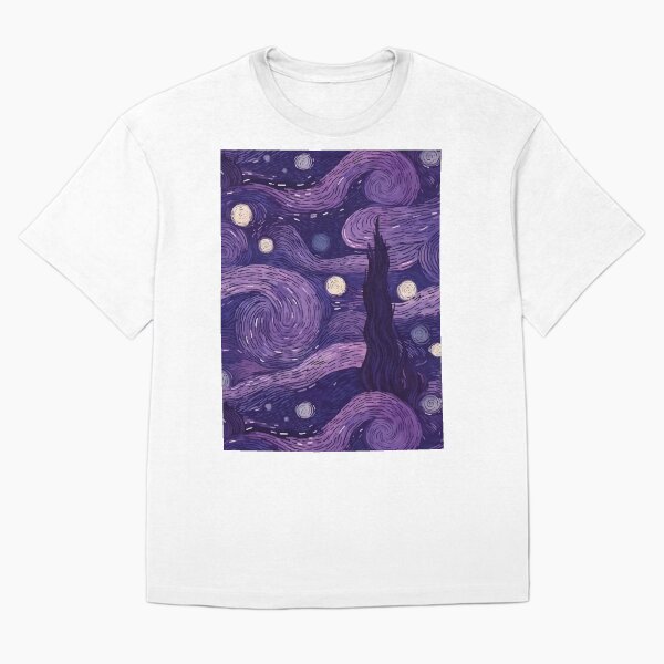 Item preview, Purple Starry Night designed and sold by WhimsyInkings.