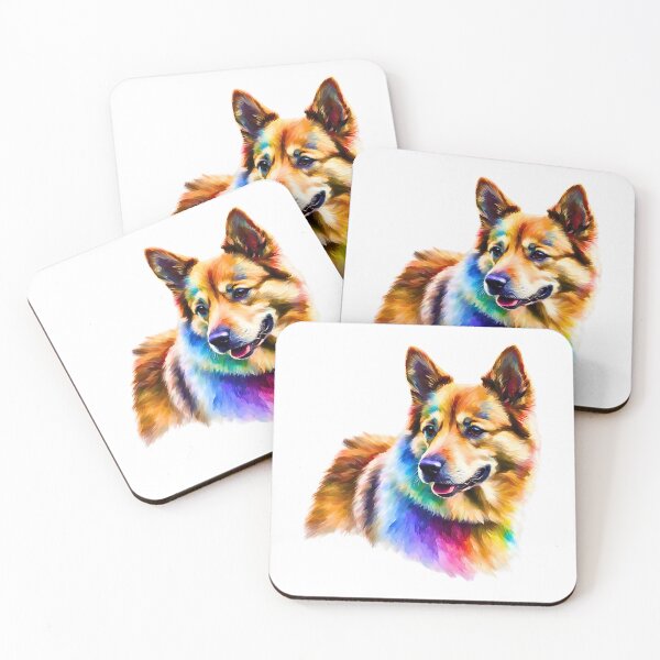 Item preview, Pop-Art Norwegian Buhund Impressionism  designed and sold by Fredster1966.