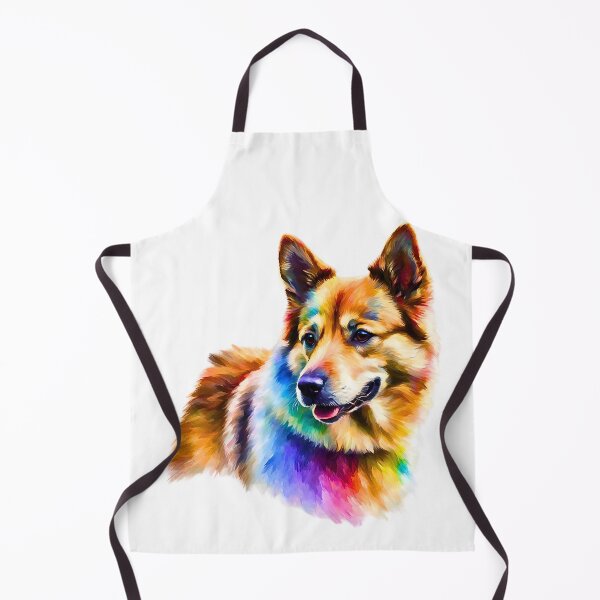 Item preview, Pop-Art Norwegian Buhund Impressionism  designed and sold by Fredster1966.
