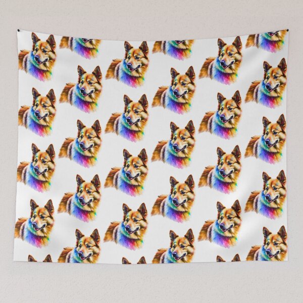 Item preview, Pop-Art Norwegian Buhund Impressionism  designed and sold by Fredster1966.