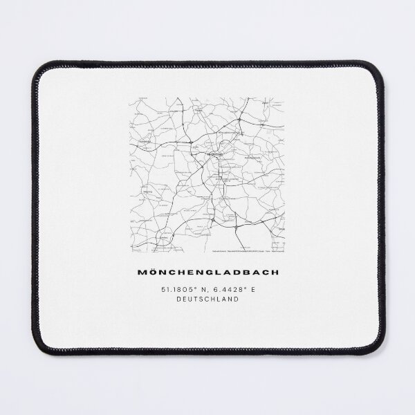 Item preview, Mönchengladbach Coordinates - Elegant Map Design designed and sold by RM-Journey.