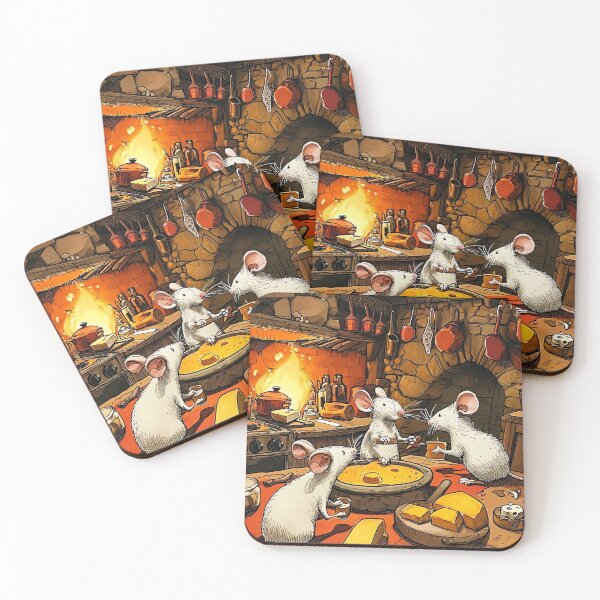 Item preview, Cheesy Mouse Party designed and sold by cute-animals99.