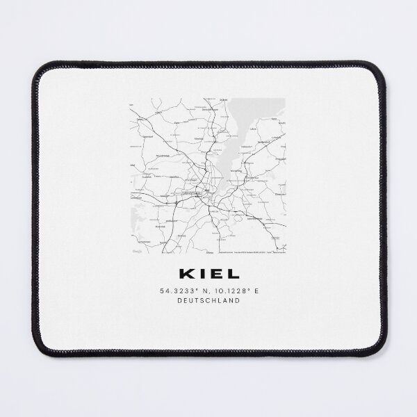 Item preview, Kiel Coordinates - Elegant Map Design designed and sold by RM-Journey.