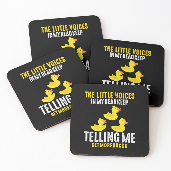 Item preview, The Voices In My Head Keep Telling Me Get More Rubber Ducks designed and sold by Merchrise.