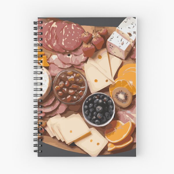 Item preview, Charcuterie Board with Meat, Cheese, Fruits, and Spreads II designed and sold by Sarcastic Narwhal.