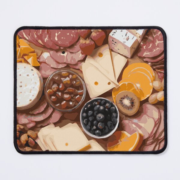 Item preview, Charcuterie Board with Meat, Cheese, Fruits, and Spreads II designed and sold by Sarcastic Narwhal.