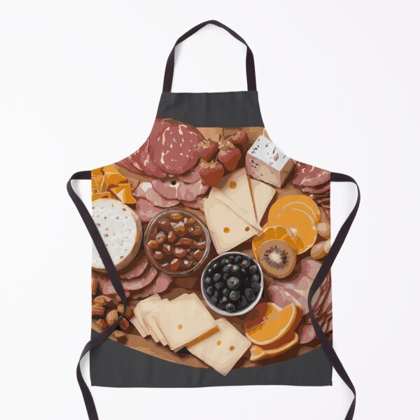 Item preview, Charcuterie Board with Meat, Cheese, Fruits, and Spreads II designed and sold by Sarcastic Narwhal.