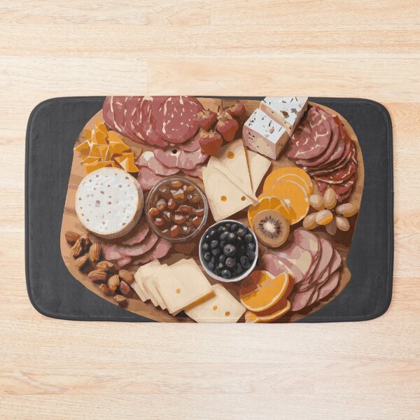 Item preview, Charcuterie Board with Meat, Cheese, Fruits, and Spreads II designed and sold by Sarcastic Narwhal.
