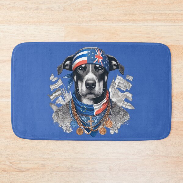 Item preview, Country Flag Necklaces for Dogs designed and sold by PaintMeWorld.