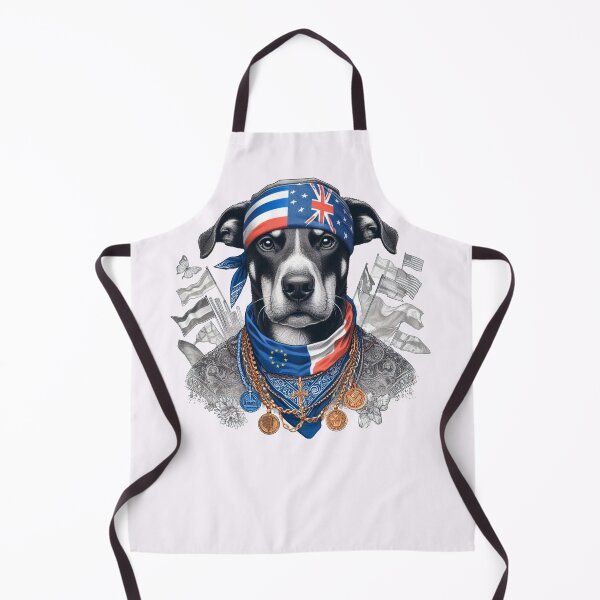 Item preview, Country Flag Necklaces for Dogs designed and sold by PaintMeWorld.