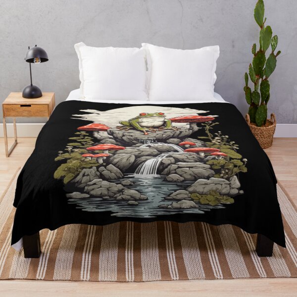 Item preview, Goblincore Frog Streetwear Aesthetic Vintage designed and sold by LuminOrb.
