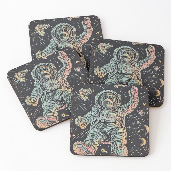 Item preview, Cosmic Monkey Adventures designed and sold by cute-animals99.
