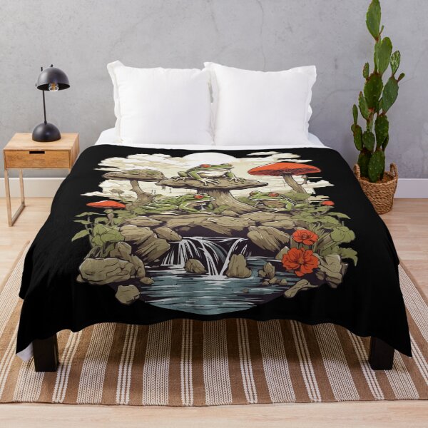 Item preview, The Frog Streetwear Aesthetic Vintage Design designed and sold by LuminOrb.