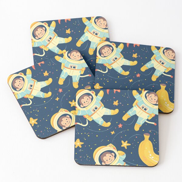 Item preview, Adorable Astronaut Monkeys designed and sold by cute-animals99.