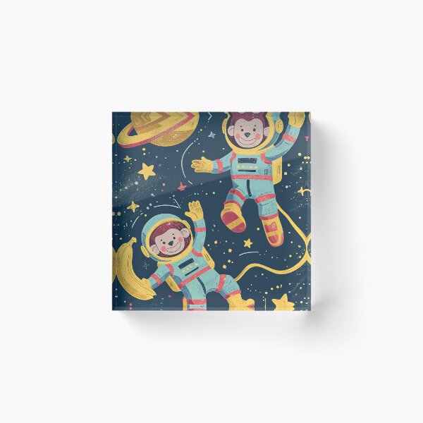 Item preview, Space Monkeys designed and sold by cute-animals99.