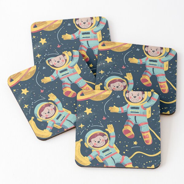 Item preview, Space Monkeys designed and sold by cute-animals99.