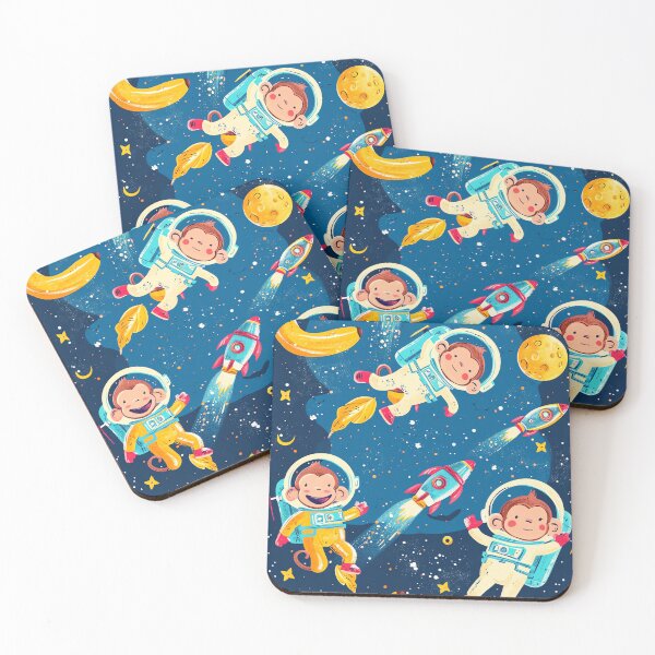 Item preview, Monkeys in Space designed and sold by cute-animals99.