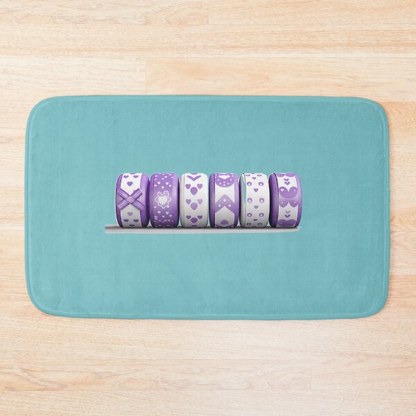Item preview, rolls of purple tape with different cute patterns designed and sold by MilkyBerryShop.