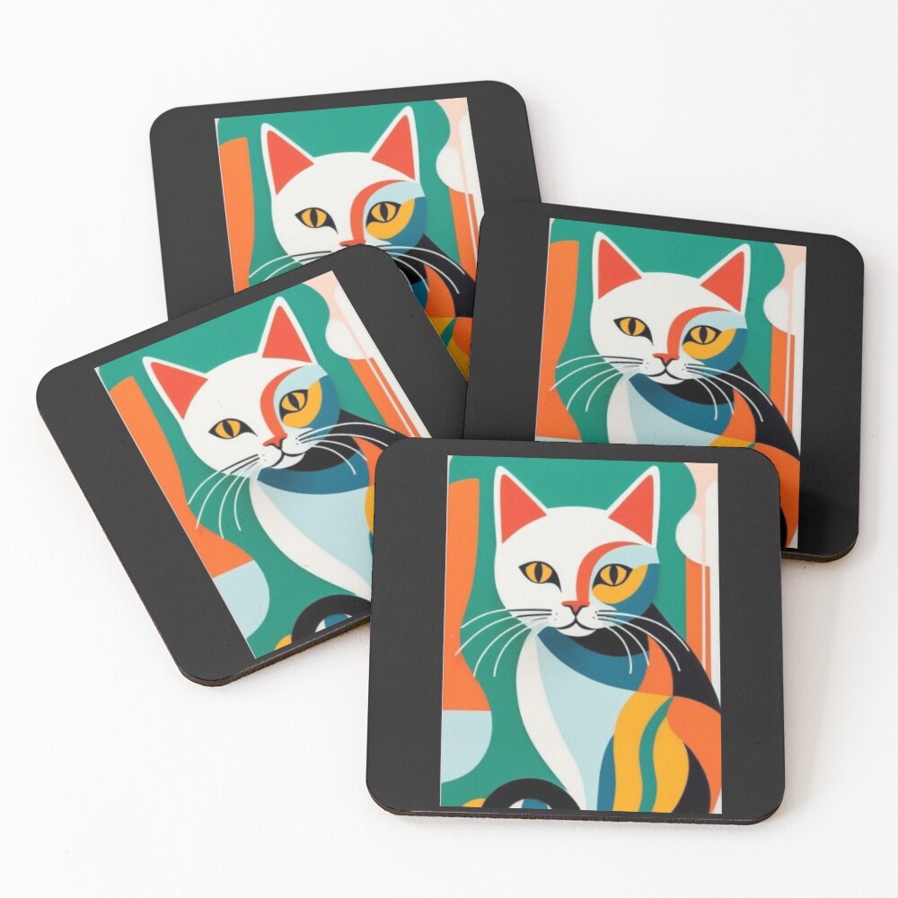 Item preview, Coasters (Set of 4) designed and sold by BubbleTextBox.