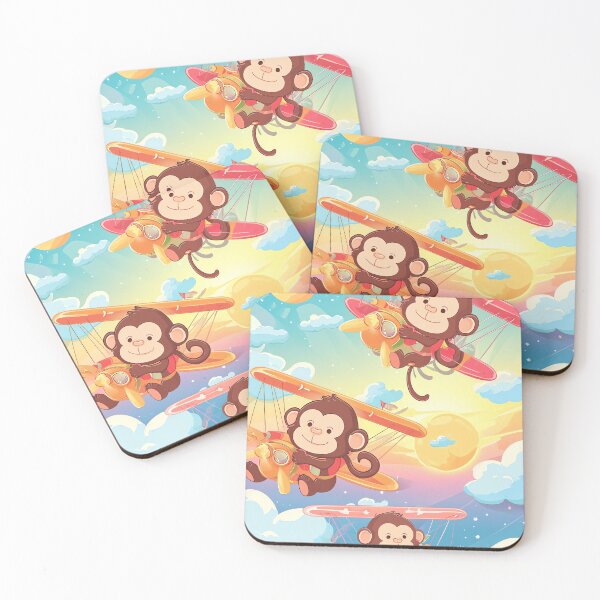 Item preview, Colorful Monkey Pilots designed and sold by cute-animals99.