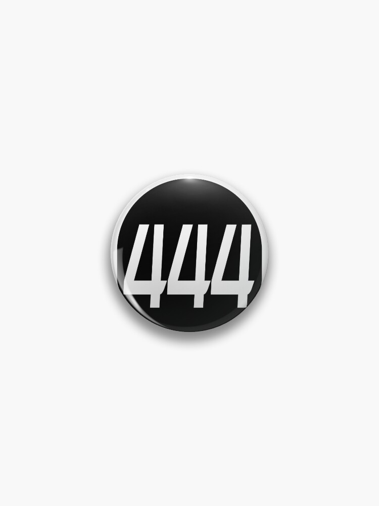 Thumbnail 1 von 3, Button, Nummer 444 designt und verkauft von NumbersFort.