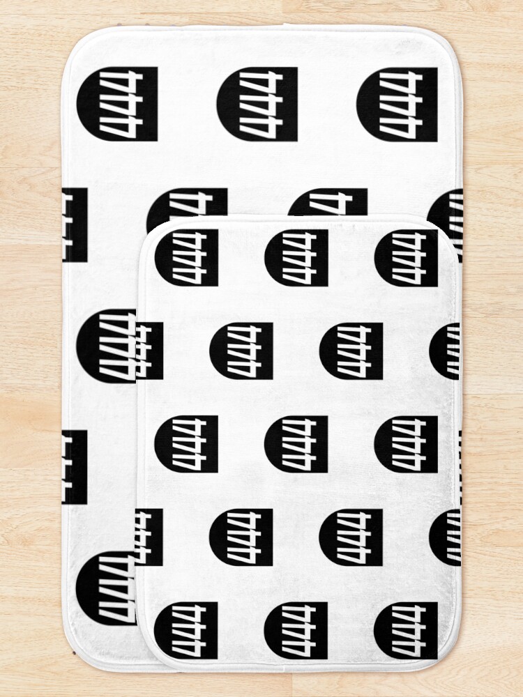 Thumbnail 5 of 6, Bath Mat, Number 444 designed and sold by NumbersFort.