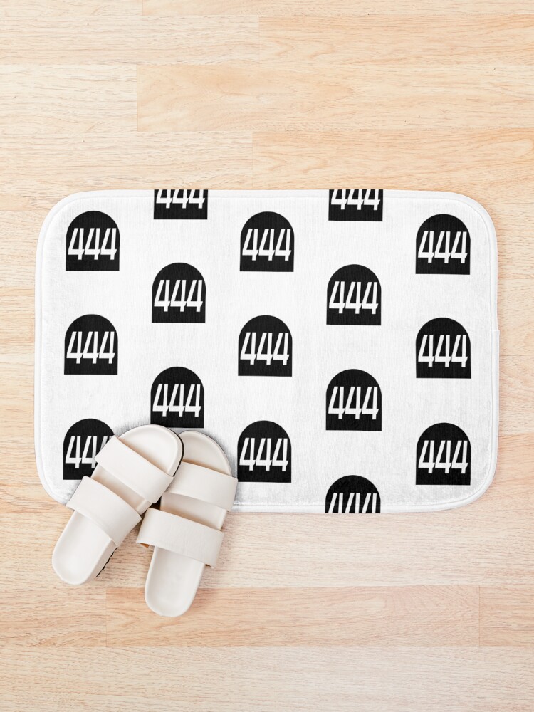 Thumbnail 1 of 6, Bath Mat, Number 444 designed and sold by NumbersFort.