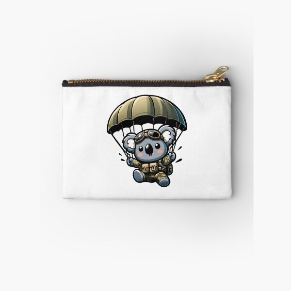 Item preview, Dropbear - Funny Koala Paratrooper designed and sold by Funny Vintage Stickers And T-Shirts.