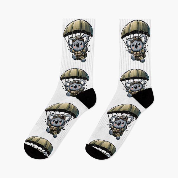 Item preview, Dropbear - Funny Koala Paratrooper designed and sold by Funny Vintage Stickers And T-Shirts.
